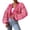 Hot Pink, variant on Baqcunre Womens Cardigan European And American Spring And Autumn And Winter Ladies Loose Purse Knitted Cardigan 2023 New Out Of The Ware Sweater Jacket Crop Tops Fall Outfits Black L