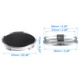 thumbnail image 6 of Unique Bargains 4 Pcs 63mm 4 Clips Wheel Rim Hub Center Caps with Black Pattern Sticker Silver Tone, 6 of 6