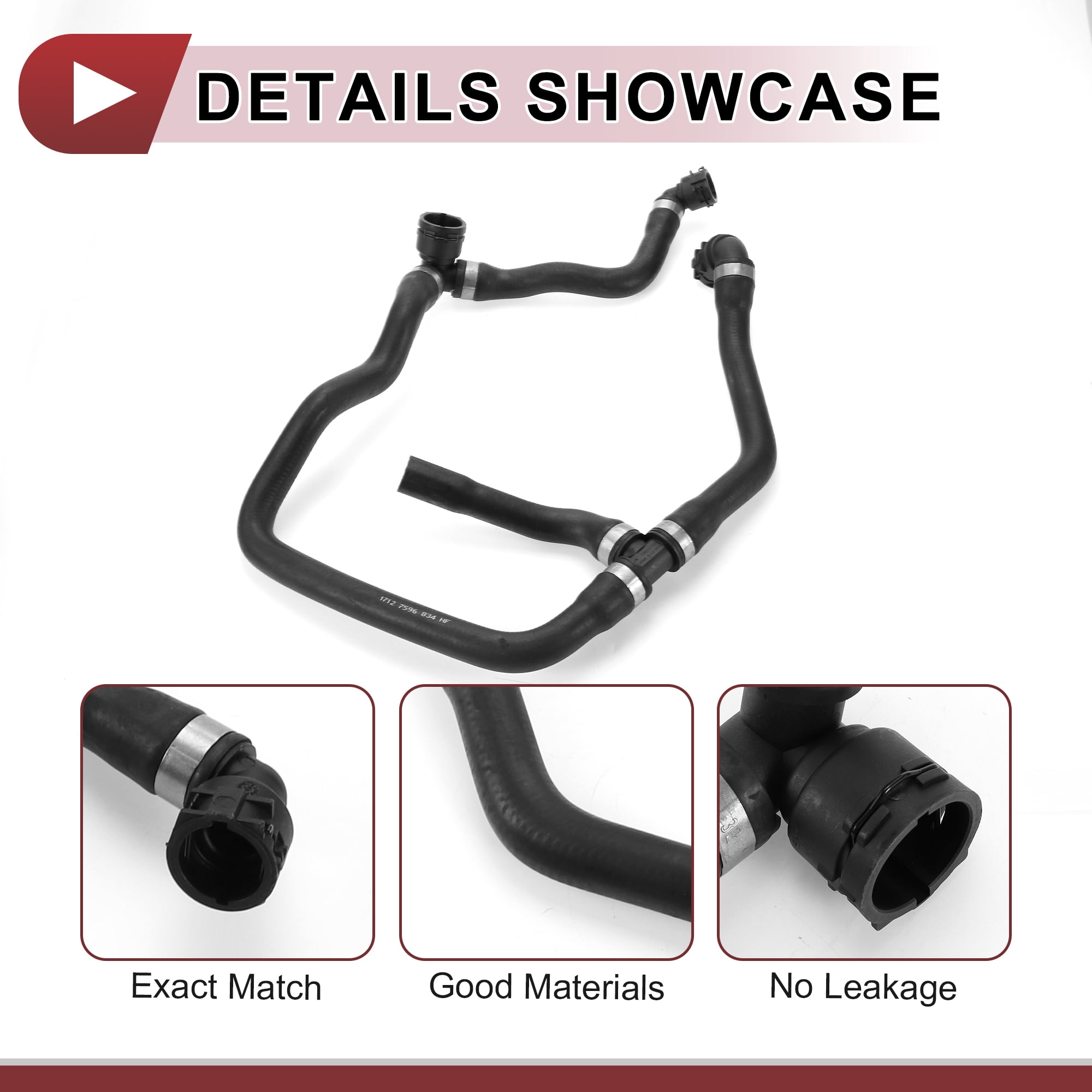 Unique Bargains HVAC Heater Hose for BMW 3 Series F30 316i 2012-2018 Engine Oil Cooler