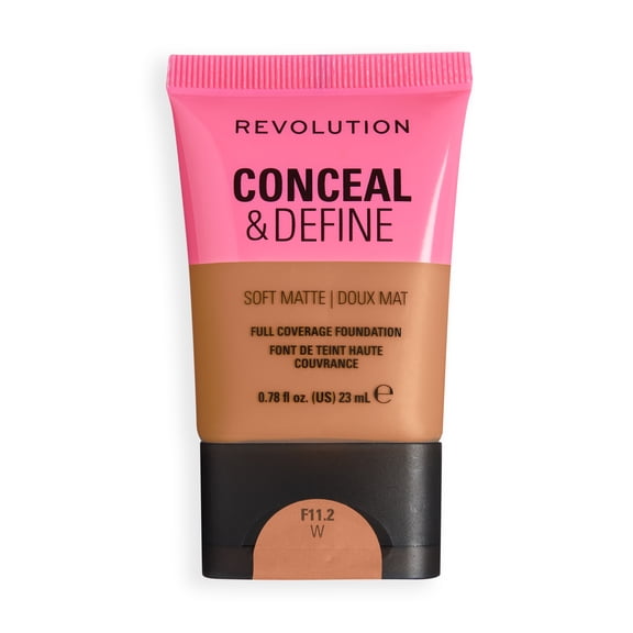 Revolution Conceal and Define Soft Matte Tube Foundation F11.2W