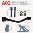 thumbnail image 3 of Disc Brake Adapter 180Mm 203Mm Brake Adapter Compact Design High Strength B04-F203R180, 3 of 8