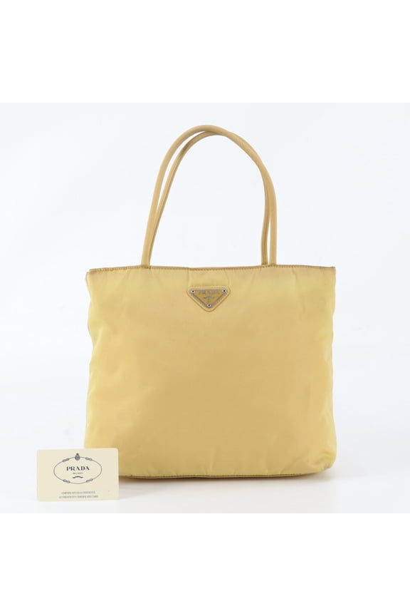 Pre-Owned Prada Tessuto Nylon Handbag/Tote Bag with Guarantee Card, B8484, Women's.