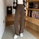 thumbnail image 3 of Pantalones largos elegantes de cintura alta y color liso para oficina para mujer, 3 of 6