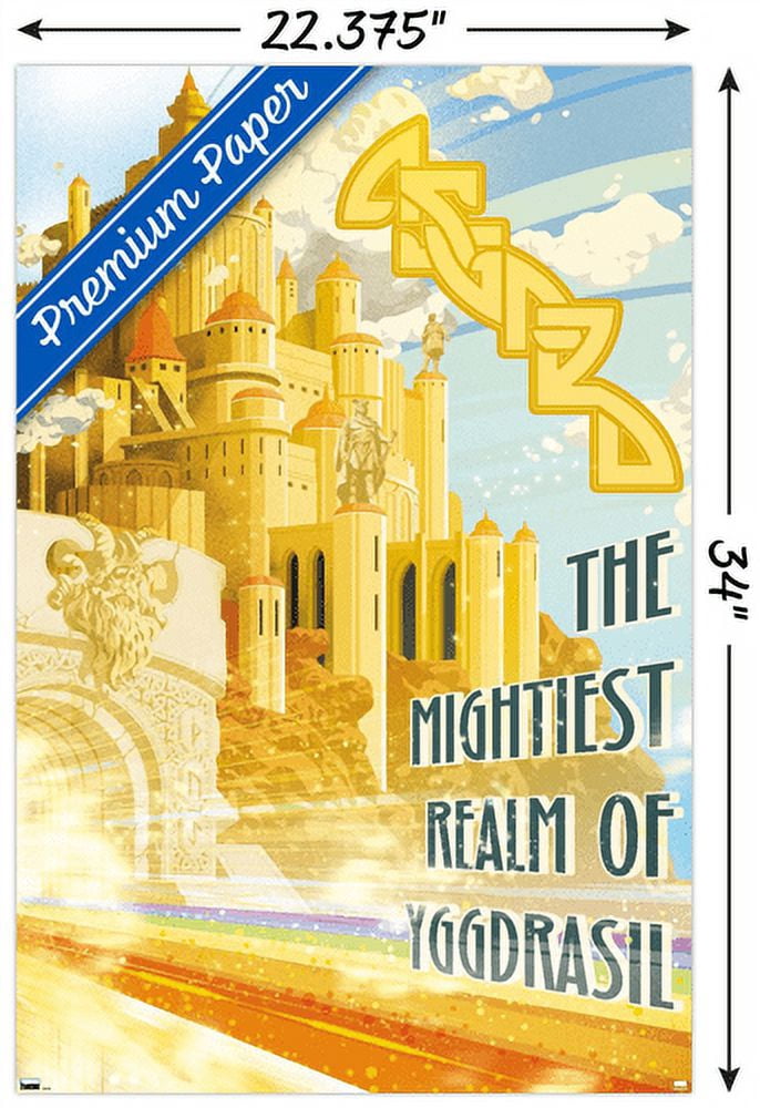 Marvel: Hero Lands - Asgard Wall Poster, 22.375" x 34"
