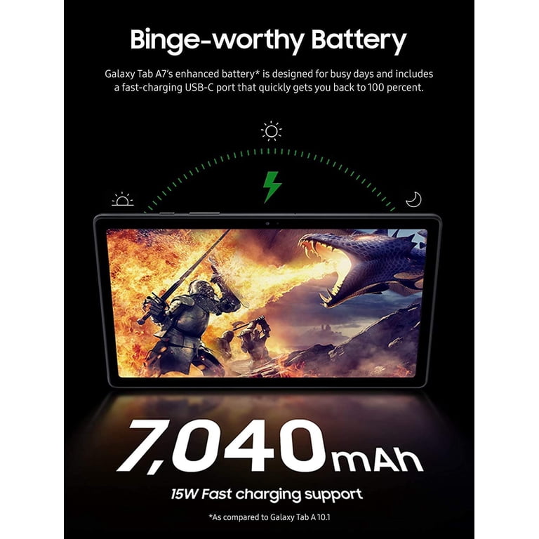 Samsung Galaxy Tab A7 2021, 10.4'' 64GB Wi-Fi Tablet, Android 10