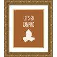 thumbnail image 1 of Robinson, Tamara 20x24 Gold Ornate Wood Framed with Double Matting Museum Art Print Titled - Lets Go Camping, 1 of 4