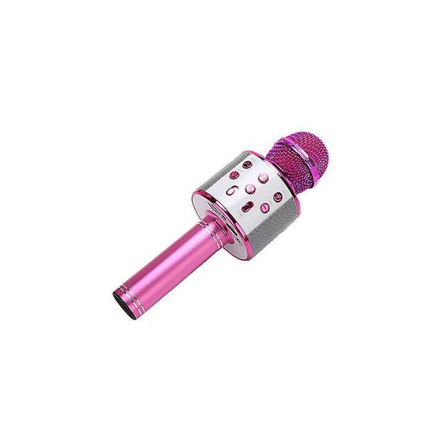 Microphone de Karaoké Sans Fil Bluetooth, Cadeau de Fête