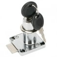 thumbnail image 4 of Household Supplies,3Pcs/Set Desk Drawer Lock Mailbox Lock Drawer Hardware Sleek Aesthetic, 4 of 7