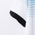 thumbnail image 2 of LRGSHF Men's Summer Polo Shirts Short Sleeve Golf Daily Pullover Slim Fit Gradient Print Tops With Chest Pocket White M, 2 of 5