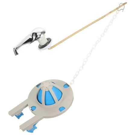 WRITWAA Side Mount Toilet Flush Handle Toilet Flapper Replacement Kit Copper 1 Set