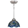 thumbnail image 7 of Meyda 165802 8 in. Roseborder Mini Pendant, Zaz Light Blue Blue, 7 of 7