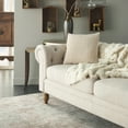 thumbnail image 3 of Nourison Life Styles Quilted Chevron Ivory Throw Pillow - 18" x 18", 3 of 5
