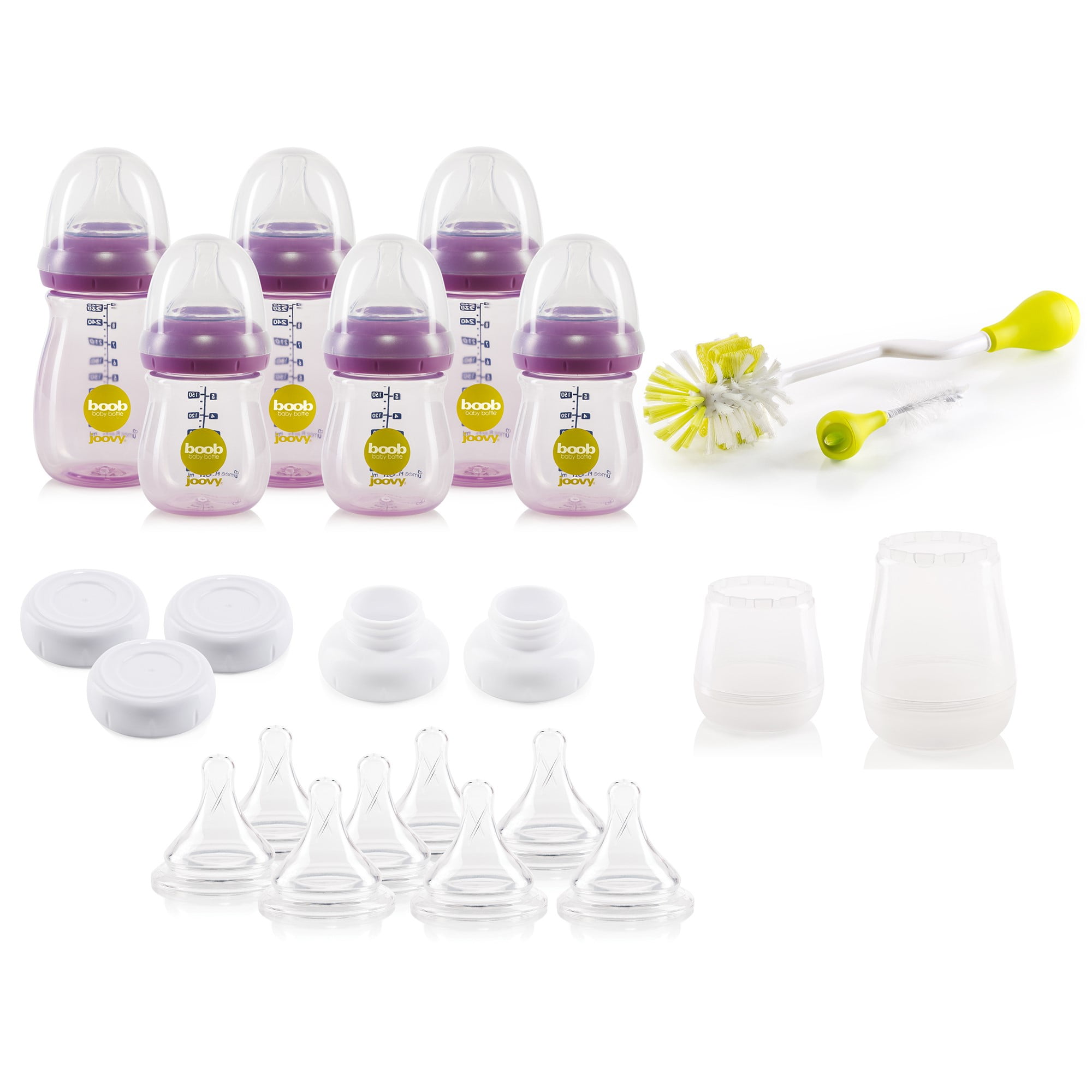 Joovy Boob Baby Bottle PP Gift Set Purpleness