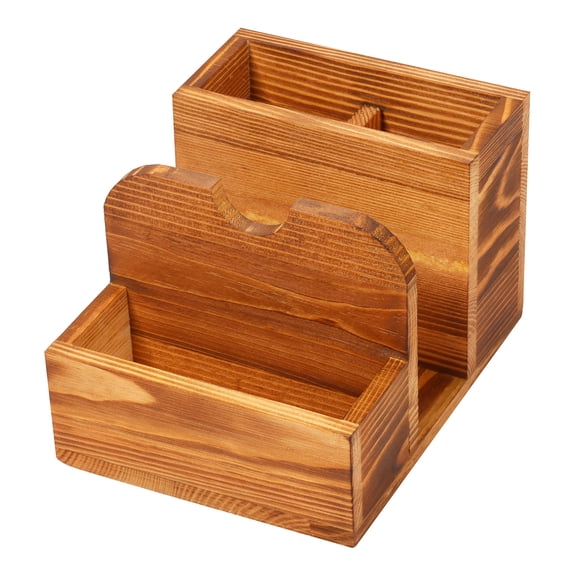 Wooden Desk Organizer with Multi Compartment Storage Desktop Organizer for Office Supplies