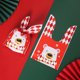 thumbnail image 2 of 50 pack Christmas Gift Bags, Decorative Gift for Holiday Celebrations, Portable Gift Pouches for Kids (red Scarf Bear Head 14 * 23cm), 2 of 5