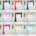 thumbnail image 3 of Gorgeous Home Linen 1pc Indoor Outdoor Multipurpuse Voile Sheer Valance Scarf Party Draping Wedding Décor 37" WX 216 "L Navy Blue Solid Color, 3 of 5