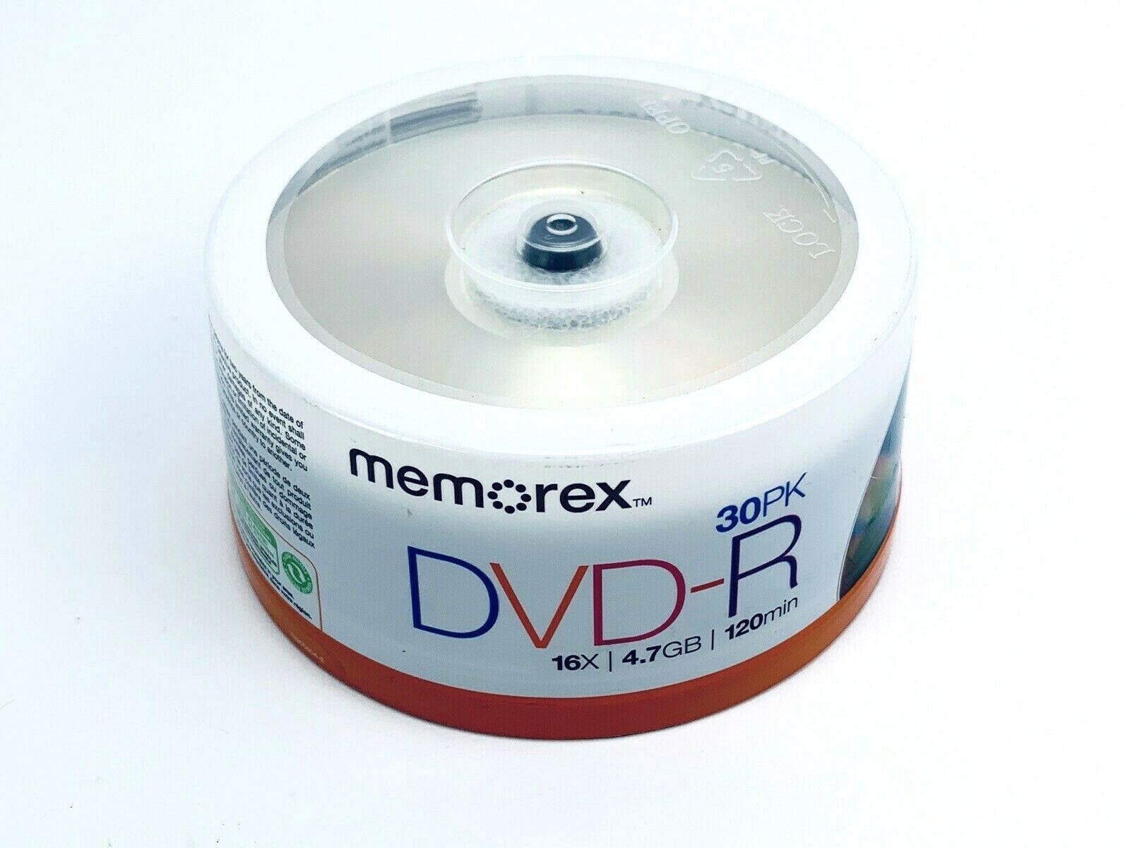 120 PKS NEW, Memorex DVD-R - 120 x DVD-R - 4.7 GB 16x - spindle