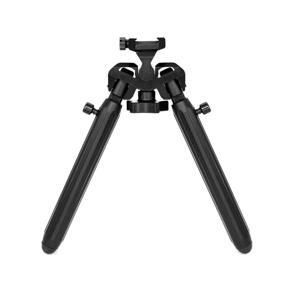 Warne Vapor Picatinny Rail Interface Bipod, 7.1-10.5in Height Range, Black