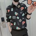 thumbnail image 3 of Camisetas y blusas con gráficos de hip hop para hombre, camisetas geométricas de media manga coloridas para hombre, ropa de marca barata y divertida con estampados de Hipster, 3 of 5