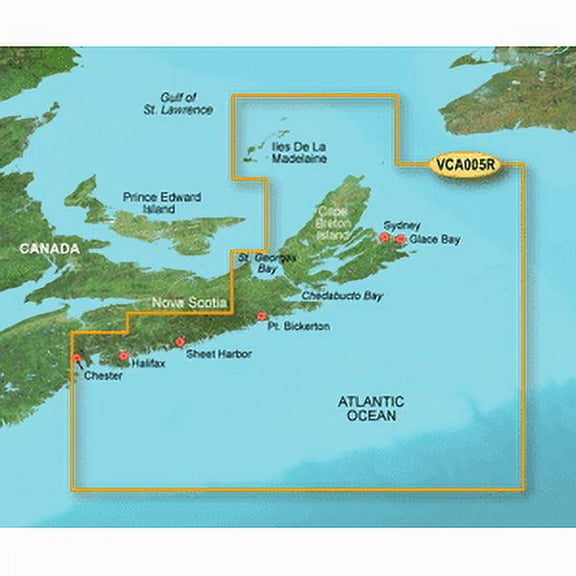 Garmin BlueChart g3 Vision HD - VCA005R - Halifax - Cape Breton - microSD/SD