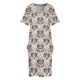 thumbnail image 3 of Vestido holgado con bolsillos y estampado de setas de damasco en tonos neutros, elegante, holgado, para mujer, 2025, vestidos de noche para mujer., 3 of 6