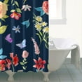 thumbnail image 5 of Waterproof Pioneer Shower Curtain 84x72 Inch Polyester Unique Colorful Floral Shower Curtain for Bathroom Hotel Home Decor with 12 Plastic Hooks, 5 of 5