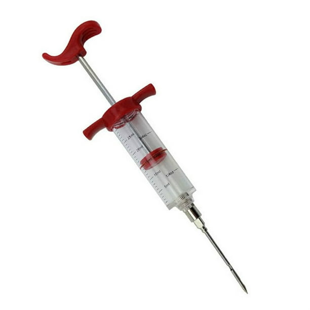 Kit de seringue d'injecteur de viande avec 3 tubes d'injecteur de
