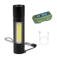 thumbnail image 1 of Mini linterna LED Lámpara de trabajo enfocando IP43 LIFE LIFE TORCHA A prueba de agua Ligero Power Power Bank Herramientas de iluminación de mano Linterna al aire libre Guardurnaity OD002483-00B, 1 of 7