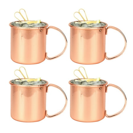 

500ML Pure Copper Moscow Mule Mug Beer Cup Coffee Cup for Coffee Beer Milk Water Cup Home Bar Drinkware