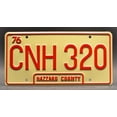 thumbnail image 2 of Dukes of Hazzard | General Lee | CNH 320 + GA CNH 320 |  Metal Stamped Replica Prop License Plate Combo, 2 of 7