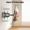 thumbnail image 2 of Mounting Dream Soporte de pared para TV con certificación UL para la mayoría de televisores de 42 a 84 pulgadas, soporte para TV de movimiento completo con giro e inclinación, soporte para TV con braz, 2 of 5