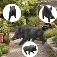thumbnail image 6 of 21.26'' Simulated Resin Animal Garden Statue - Heavy-Duty Outdoor & Indoor Decor,Weather-Resistant Art Sculpture for Lawn,Patio,Office,Home & Yard,Black, 6 of 8