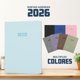 thumbnail image 5 of Agenda Diaria Koovi 2026 con 160 Hojas A5, Pasta Dura, Secciones de Notas, Directorio y Vista Anual - Compacta y Elegante, Ideal para la Organización y Planificación Diaria (Azul Pastel), 5 of 6