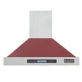 thumbnail image 2 of Kucht Professional 30 In. Wall Mounted Range Hood 900cfm In Red, 2 of 7