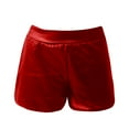 thumbnail image 5 of Harpily 2025 Intimates Ladies Leather Shorts Multi Colored High Waisted Stretch Casual Shorts, 5 of 5