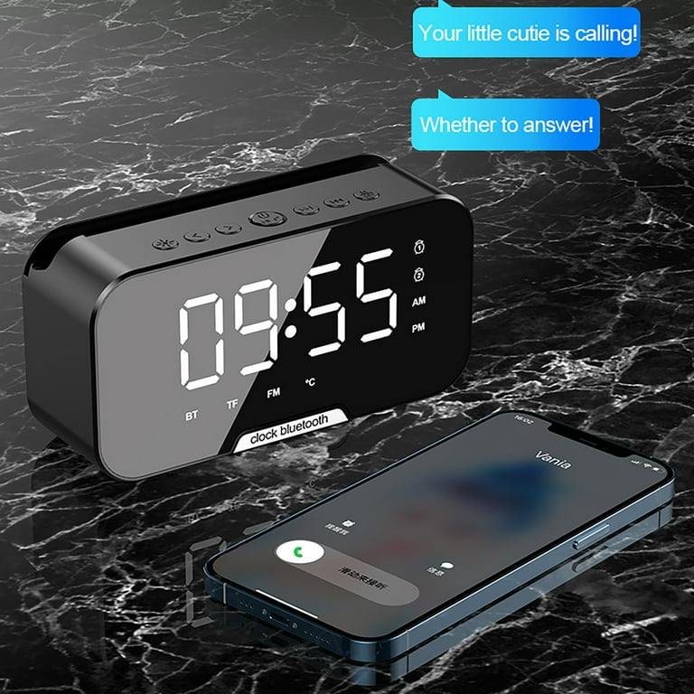 Registry Bluetooth Alarm Clock with Dual USB Ports, Black, Clocks with  Charging, Clocks, Electronics and Appliances, Open Catalog