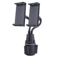 thumbnail image 1 of 4-13 Mobile Phone Tablet Holder Car Cup Dual Tablets Mount Holder Bracket Gps, 1 of 5