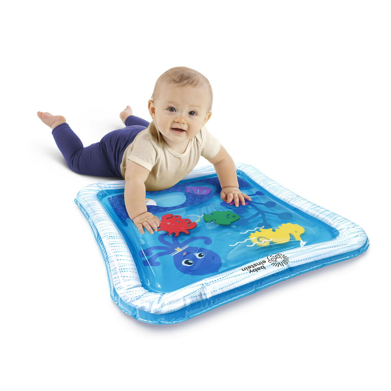 Baby Einstein Octopus Water Play Mat with Safety Fill Line - Activity &  Sensory Toy for Babies Newborn and up, Blue 