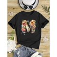 thumbnail image 1 of Girls' Short-Sleeve T-Shirt with a Round Neck, 1 of 6