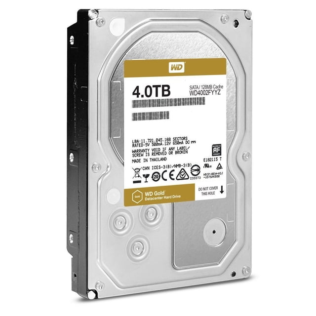 Disco Duro Western Digital WD Gold 4TB 3.5" SATA