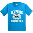 thumbnail image 3 of Inktastic Leveling Up to Big Brother Youth T-Shirt, 3 of 5