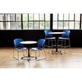 thumbnail image 2 of Safco Reve Modern Plastic Guest Chair with Sled Base in Blue (Set of 2), 2 of 6
