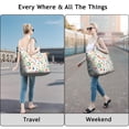 thumbnail image 2 of Large Capacity Weekender Bag with Vintage Leopard Design Tote Bag Featuring Classic Cheetah Pattern, Fashionable Animal Print Travel Bag, 2 of 5
