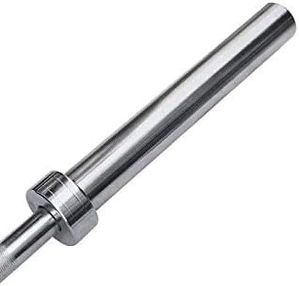 Weightlifting Barbell Bar 86" – Heavy-Duty Straight Bar for 2-inch Weight Plates – 330 lb. Weight Capacity