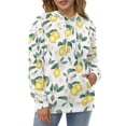 thumbnail image 3 of Lemons on White Oversized Hoodies for Women Pullover Womens Clothes with Pocket Mens Ultimate Pullover Hoodie Sweatshirt S-6XL, 3 of 8