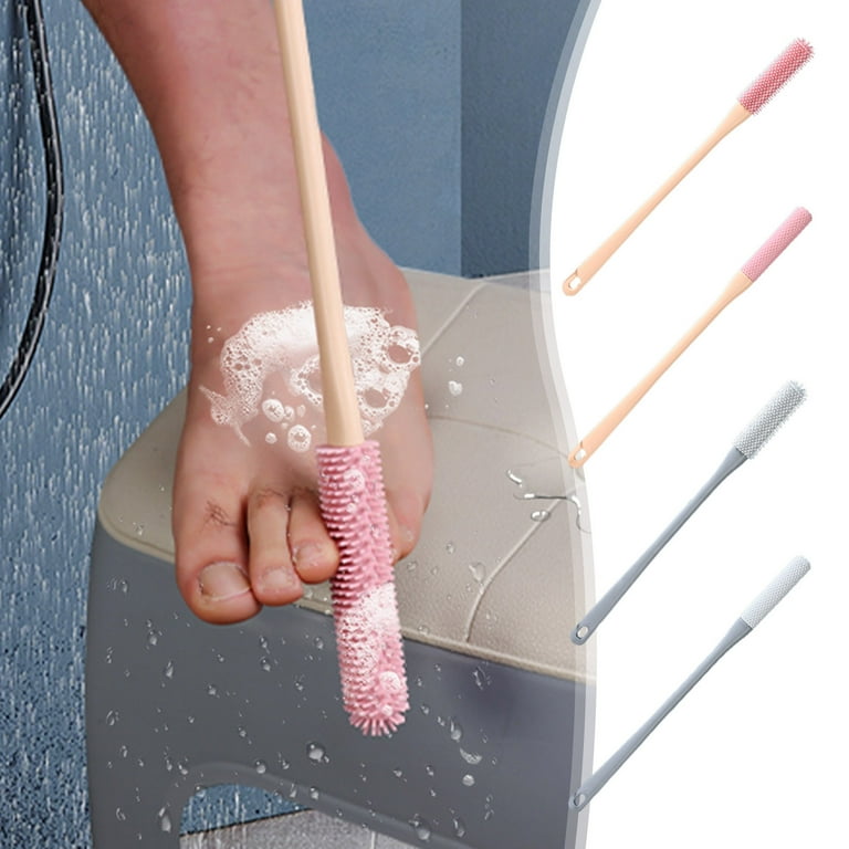 Buy DailyDwell Toe Scrubber Brush For Men Women ToeGap Cleaning Brush - Foot Scrubber In Shower, Silicone Soft Long Handle Toe Cleaning Brush Online At Best Prices In India
