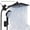Black, variant on Shower Head Set, Wall-mounted Handheld Rain Shower with Stand and Flexible Hose, No Electricity Required, Bathroom Hot Shower Head Bath Set