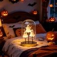 thumbnail image 3 of Halloween Decorations Light Up Ghost, Cute Halloween Decor Night Stand Lamp, LED Sparkling Ghost Night Light Spooky Decor for Table, Nightstand, Bedroom, 3 of 5