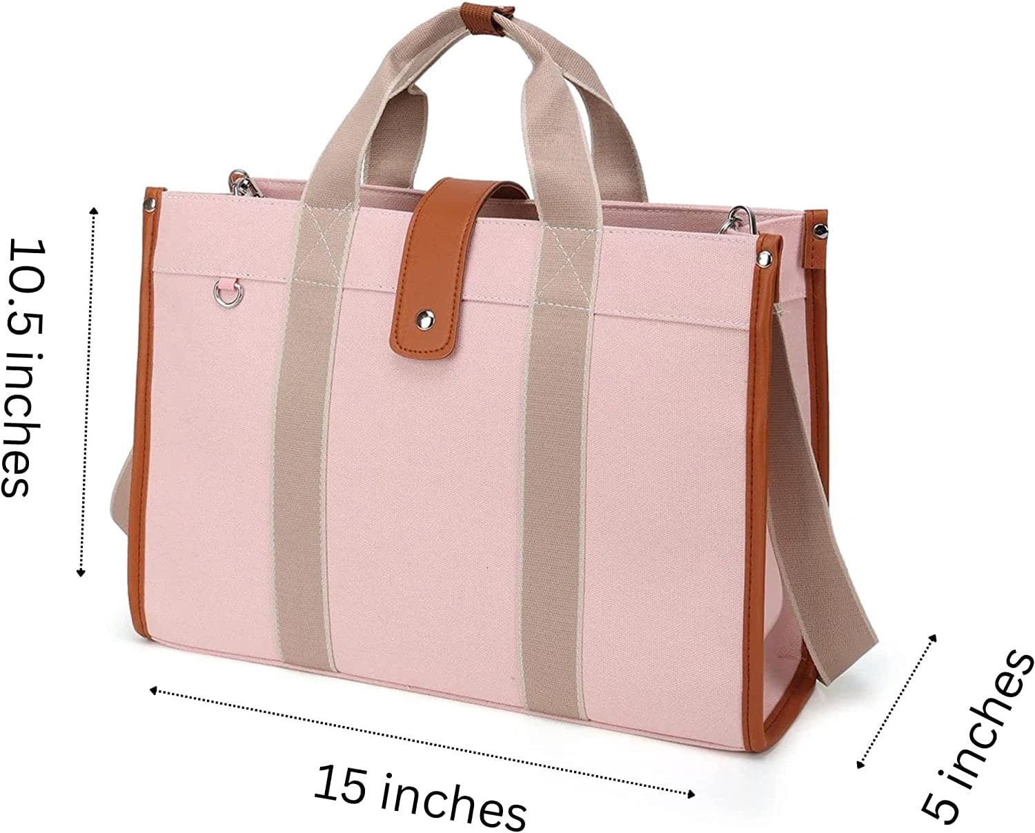 Diaper Bag Tote Baby Bags for Mom with Insulated Pockets, Stroller Straps, Diaper Handbag Waterproof Travel Diaper Purse