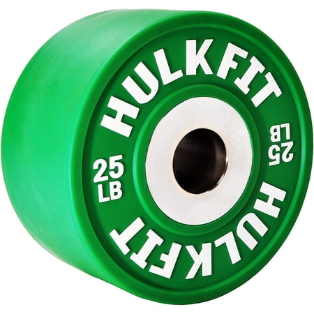 HulkFit 2 In. Dumbbell Plate with Steel Hub  Single  25 Pounds
